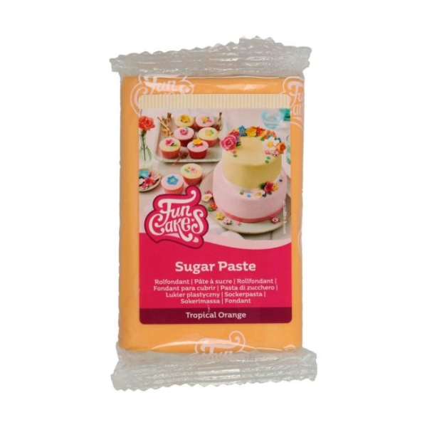 Rolled Fondant - Tropical Orange / 250g